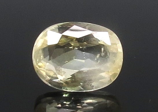 2.98/CT Natural Yellow Sapphire with Govt Lab Certificate-(YELSA9W)