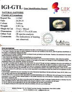 Load image into Gallery viewer, 5.90/CT Natural Yellow Sapphire with Govt Lab Certificate-YELSA9U