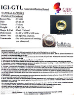 Load image into Gallery viewer, 7.40/CT Natural Yellow Sapphire with Govt Lab Certificate-45510