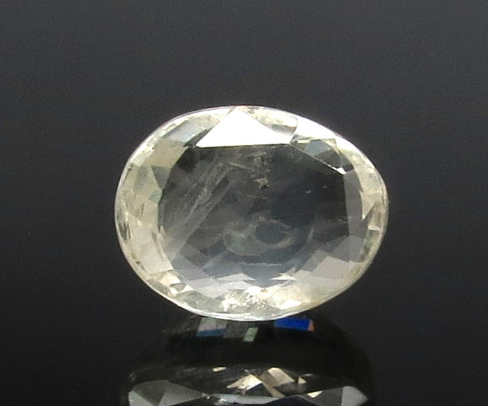 6.44/CT Natural Yellow Sapphire with Govt Lab Certificate-YELSA9U