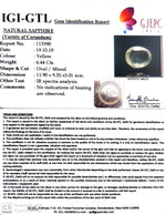 Load image into Gallery viewer, 6.44/CT Natural Yellow Sapphire with Govt Lab Certificate-YELSA9U