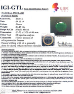 Load image into Gallery viewer, 12.49/CT Natural Emerald Stone With Govt. Lab Certificate (4551)