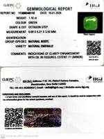 Load image into Gallery viewer, 1.10/CT Natural Panna Stone with Govt. Lab Certificate-11388D46118