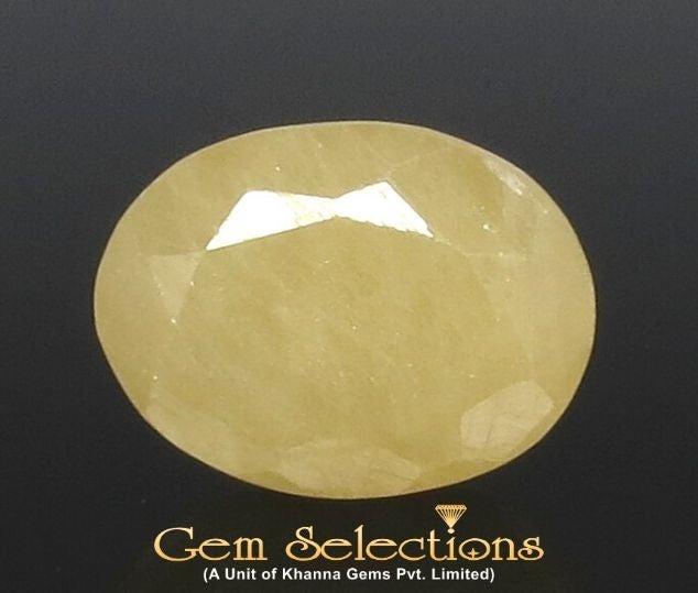 17.46 Ratti Natural Yellow Sapphire with Govt Lab Certificate-(1221)