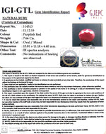 Load image into Gallery viewer, 8.51 Ratti Natural Indian Ruby with Govt. Lab Certificate-(1221)