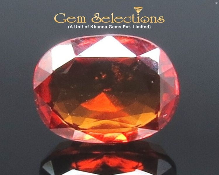 9.03 Ratti Natural Hessonite with Govt. Lab Certificate-(114432)
