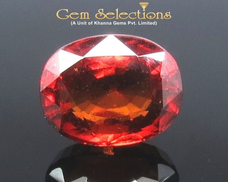 9.29 Ratti Natural Hessonite with Govt. Lab Certificate-(114436)