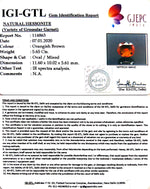 Load image into Gallery viewer, 6.28 Ratti Natural Hessonite with Govt. Lab Certificate-(1221)
