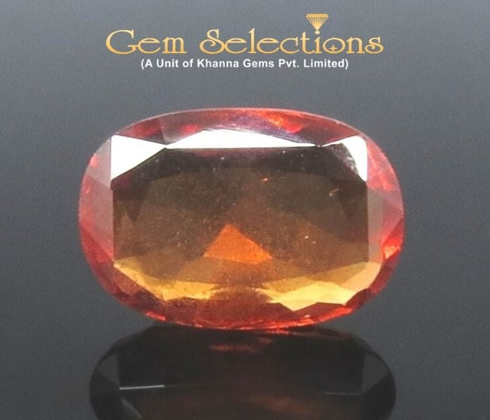 9.29 Ratti Natural Hessonite with Govt. Lab Certificate-(114928)
