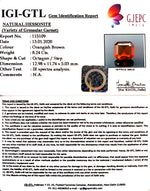 Load image into Gallery viewer, 9.16 Ratti Natural Hessonite with Govt. Lab Certificate-(1221)