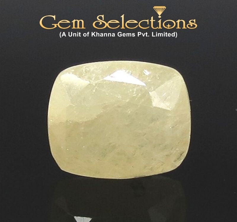 4.27 Ratti Natural Yellow Sapphire with Govt Lab Certificate-(4551)