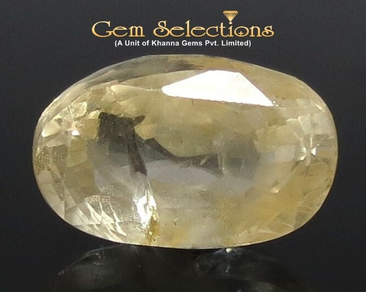 9.40/CT Natural Yellow Sapphire with Govt Lab Certificate-23310