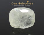 Load image into Gallery viewer, 3.67/CT Natural White Sapphire with Govt Lab Certificate-(4551)
