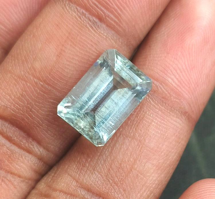 5.55/CT Natural Aquamarine with Govt Lab Certificate-1665