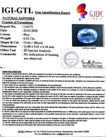 Load image into Gallery viewer, 6.52/CT Natural Blue Sapphire With Govt Lab Certificate-BLUSA9V
