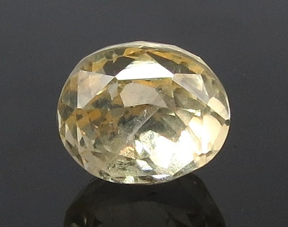4.00/CT Natural Yellow Sapphire With Govt Lab Certificate-YELSA9A