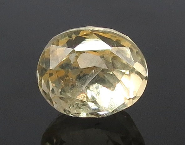4.00/CT Natural Yellow Sapphire With Govt Lab Certificate-YELSA9A