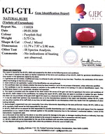 Load image into Gallery viewer, 6.37 Ratti Natural Neo Burma Ruby with Govt Lab Certificate-(3441)