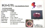 Load image into Gallery viewer, 5.17 Ratti Natural Neo Burma Ruby with Govt Lab Certificate-(3441)