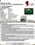Load image into Gallery viewer, 5.48 Ratti Natural Emerald Stone With Govt. Lab Certified (3441)
