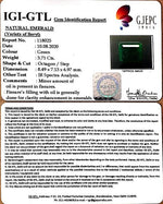 Load image into Gallery viewer, 3.71/CT Natural Emerald Stone With Govt. Lab Certified (12210)