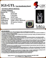 Load image into Gallery viewer, Sphatik Shree Ganesh with Govt. Lab Certificate-60