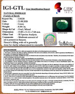 Load image into Gallery viewer, 8.38/CT Natural Panna Stone with Govt. Lab Certified-(2331)