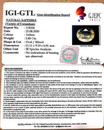 Load image into Gallery viewer, 6.49 Ratti Natural Ceylonese Pukhraj Stone with Govt Lab Certificate-(34410)