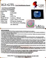 Load image into Gallery viewer, 12.12 Ratti Natural Blue Sapphire with Govt Lab Certificate-(6771)