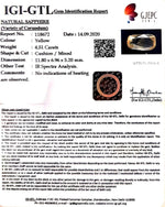 Load image into Gallery viewer, 4.51/CT Natural Ceylonese Pukhraj Stone with Govt Lab Certificate-YELSA9U