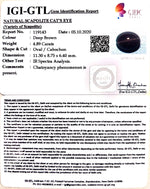 Load image into Gallery viewer, 5.42 Ratti Natural Scapolite Cat's Eye with Govt. Lab Certified-(1221)