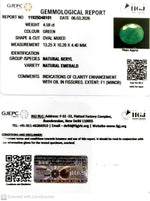 Load image into Gallery viewer, 4.59/CT Natural Panna Stone with Govt. Lab Certificate-11925D48101