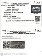 Load image into Gallery viewer, 6.68/CT Natural Zircon with Govt. Lab certificate-12313D49894