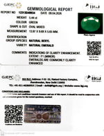 Load image into Gallery viewer, 5.44/CT Natural Panna Stone with Govt. Lab Certificate-12313D49934