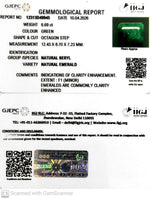 Load image into Gallery viewer, 6.69/CT Natural Panna Stone with Govt. Lab Certificate-12313D49945