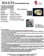 Load image into Gallery viewer, 2.86/CT Natural Ceylonese Pukhraj with Govt Lab Certificate (4551)