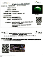 Load image into Gallery viewer, 8.44/CT Natural Panna Stone with Govt. Lab Certificate-12500D51202