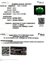 Load image into Gallery viewer, 6.46/CT Natural Panna Stone with Govt. Lab Certificate-12500D51210