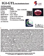 Load image into Gallery viewer, 8.25 Ratti Natural neo burma Ruby with Govt. Lab Certificate-(2331)
