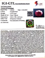 Load image into Gallery viewer, 3.54 Ratti Natural Mozambique Ruby with Govt. Lab Certificate-(12210)