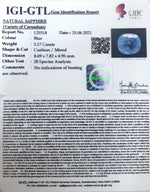 Load image into Gallery viewer, 3.17/CT Natural Ceylonese Neelam with Govt Lab Certificate-BLUSA9S