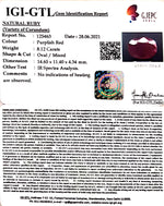 Load image into Gallery viewer, 9.01 Ratti Natural Neo Burma Ruby with Govt. Lab Certificate-(5661)