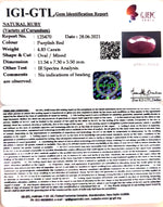 Load image into Gallery viewer, 4.47 Ratti Natural New Burma Ruby with Govt. Lab Certificate-(4551)