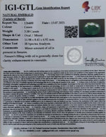 Load image into Gallery viewer, 3.58/CT Natural Panna Stone with Govt. Lab Certified-(4551)
