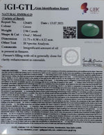 Load image into Gallery viewer, 2.96/CT Natural Panna Stone with Govt. Lab Certified-(2331)