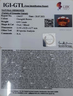 Load image into Gallery viewer, 4.46 Ratti Natural Govt. Lab Certified Ceylonese Gomed-(1221)