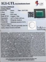 Load image into Gallery viewer, 11.08 Ratti Natural Panna Stone with Govt. Lab Certified-(2331)