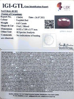 Load image into Gallery viewer, 5.13 Ratti Natural Ruby with Govt Lab Certificate-(7881)