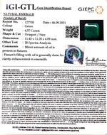 Load image into Gallery viewer, 4.57/CT Natural Panna Stone with Govt. Lab Certified-(2331)