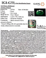 Load image into Gallery viewer, 3.01/CT Natural Panna Stone with Govt. Lab Certified (3441)